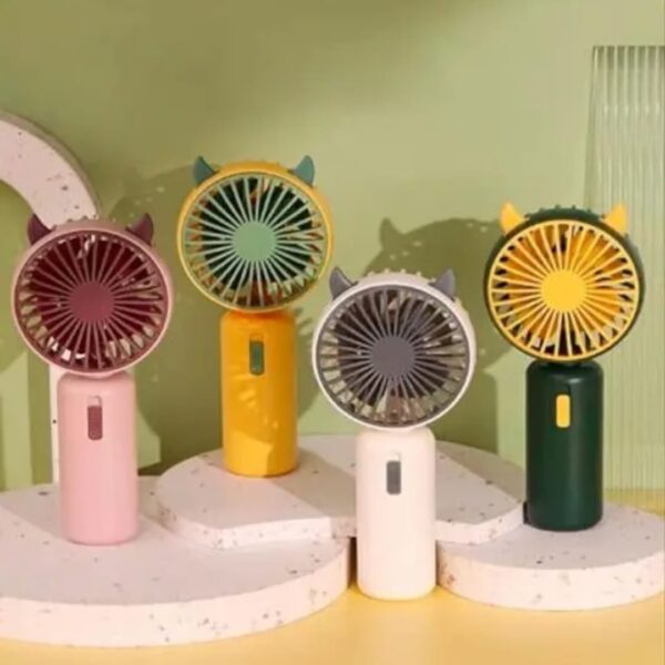 High-Quality Mini Rechargeable Hand Fan with Light (Pack of-1)