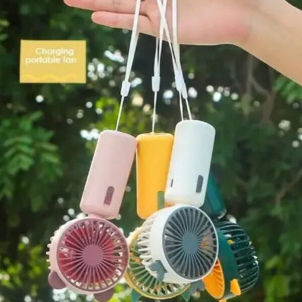 High-Quality Mini Rechargeable Hand Fan with Light (Pack of-1)